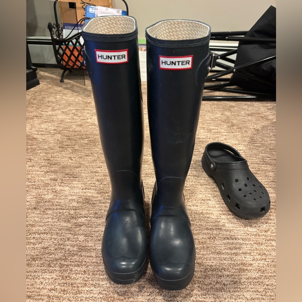 Women's 7 Original Tall Rain Boots Navy Blue